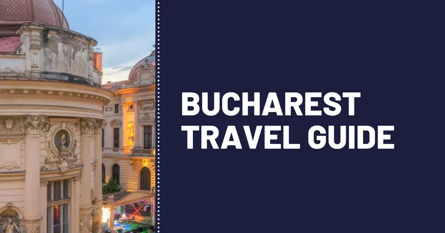 Bucharest city guide cover