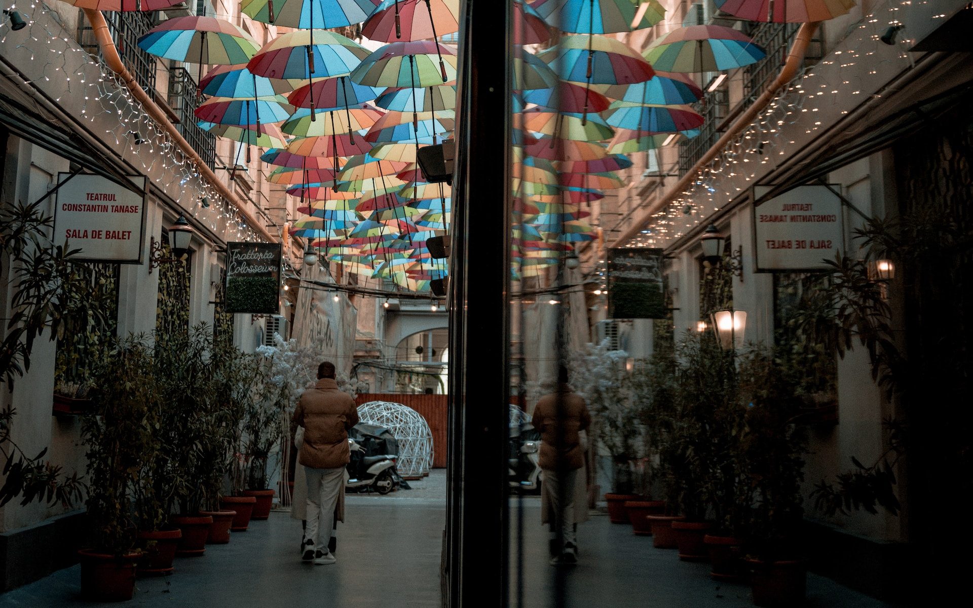 Umbrella Alley pasajul victoria bucharest romania edited